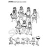 Simplicity Sewing Pattern 3936 Doll Clothes, One Size