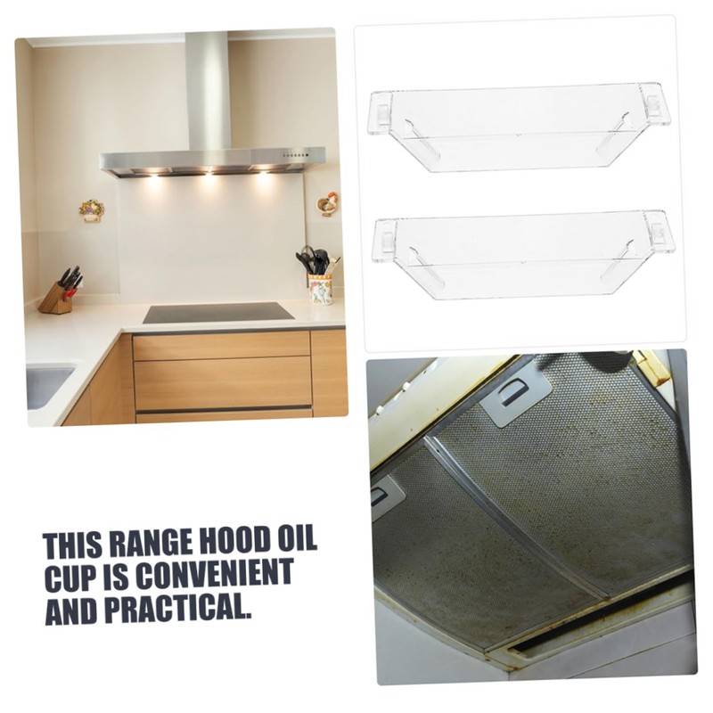 Ciieeo 3pcs Oil Catcher Cup for Range Hood Reusable Oil