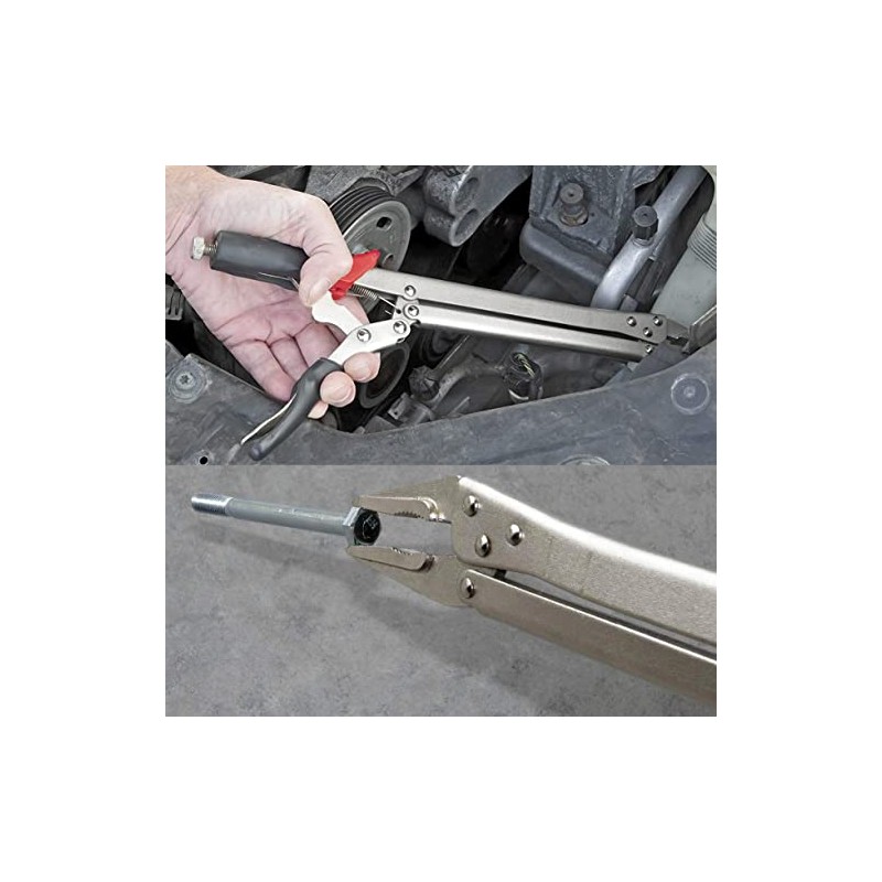 Electriduct 15" Long Neck Extended Reach Straight Jaw Locking Pliers