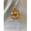 Mouth Blown Egyptian Hand Blown Fancy Gold Etched Glass Christmas