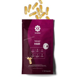 fembites fembites femcaps Hair - N?hrstoffkomplex f1r die Haare mit Keranat, Aminos?uren & Pflanzenextrakten - Vegan, Nat1rlich & Laborgepr1ft - 60 Kapseln