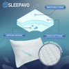 Sleepavo Shredded Memory Foam Pillows - Gel Cooling Queen Size