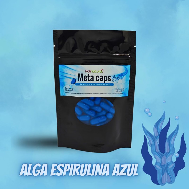 Metacaps Alga Espirulina Azul 180 Capsulas