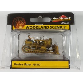 Woodland Scenics H0 Scale Bulldozer Work Machine Road Construction Figure HO 1:87 WAS5562 AS5562 Dewie's Dozer