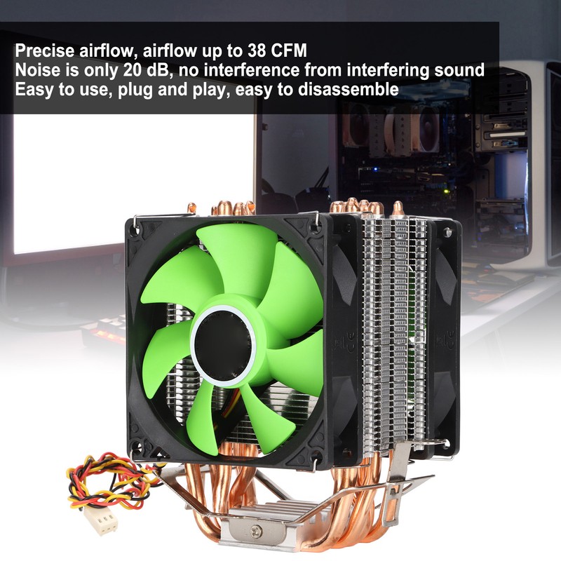 CPU Cooler Direct Contact Technology Precise Airflow Low Noise Excellent