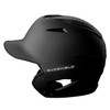 Matte Baseball Batting Helmet with Protective Padding and Adjustable Chin