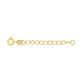 Amor 2018047 Women's Replacement Parts Extension Chain, 5 cm, Gold, Comes in Jewellery Gift Box, None