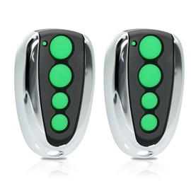 2 Pack Garage Door Remote Compatible with TOPENS M12, Garage Door Opener with 4-Button Wireless Transmitter for Automatic Swing Sliding Gate, Garage Door