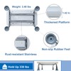 Aliseniors Step Stool for Adults with Non-Skid Platform and Rubber