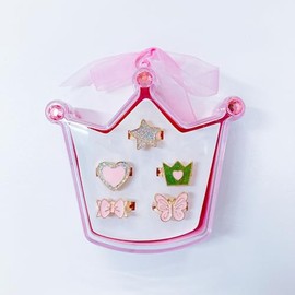 Mina Cute Q8577 Princess Ring, Set of 5