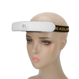 NSXAYIWE Headlamp Rechargeable, Portable 8 Mode 230° Wide Beam Head Flashlight with Red White Light, 90° Adjustable Head Light for Eyelash Extensions Outdoor Running Camping