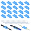 20 Pack Pen Holder Silicone,Adhesive Pen Holder for Desk,Marker Clip