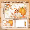 CHAROUP Fall Placemats Set of 4 Place Mats,12x18 Inch Autumn