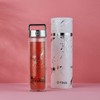 fitvia Thermal Flask "Silver Marble" 380 ml Double Glazing, Integrated
