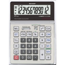 Sharp VX2128V Portable Desktop Handheld Calculator