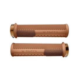 Peaty's Monarch Grips - Gum/Knurl/Thin - Race Control, Durable, Ergonomic Finger Bars, Comfort Thumb Pad, All Day Riding, All Weather & Terrain, MTB Enduro Downhill Ebike Mountain Bike