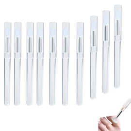 Paquete de 10 aplicadores con punta de silicona, cepillo aplicador de precisión para ungüentos curativos, protectores de la piel, cremas calmantes, un