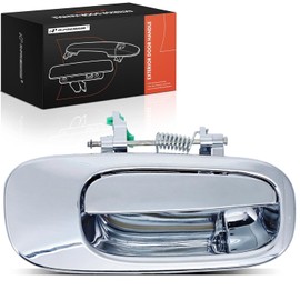 A-premium - Manija de Puerta Exterior Delantera Derecha del Lado del Pasajero Compatible con Dodge Charger 2006-2010, Challenger 2008-2010, Chapado en Cromo, Reemplazo# Bk735-7143, Ys88axraf