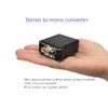 SPRODIO Single Stereo to Dual Mono Audio Converter Mono Out，RCA