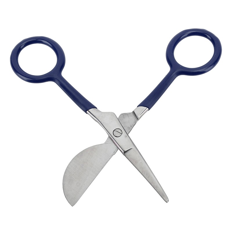 Carpet Scissors Rustproof Stainless Steel Duckbill Scissors Ergonomic Carpet Trimming