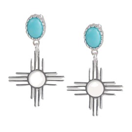 Turquoise Skies TSKIES Enchantment: Turquoise Zia Earrings