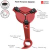 Kuhn Rikon 5-in-1 Multi-Purpose Strain-Free Opener for Jars, Bottles and
