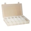 Durham LP6-CLEAR (5 pack) Large Compartment Box, 6 Openings