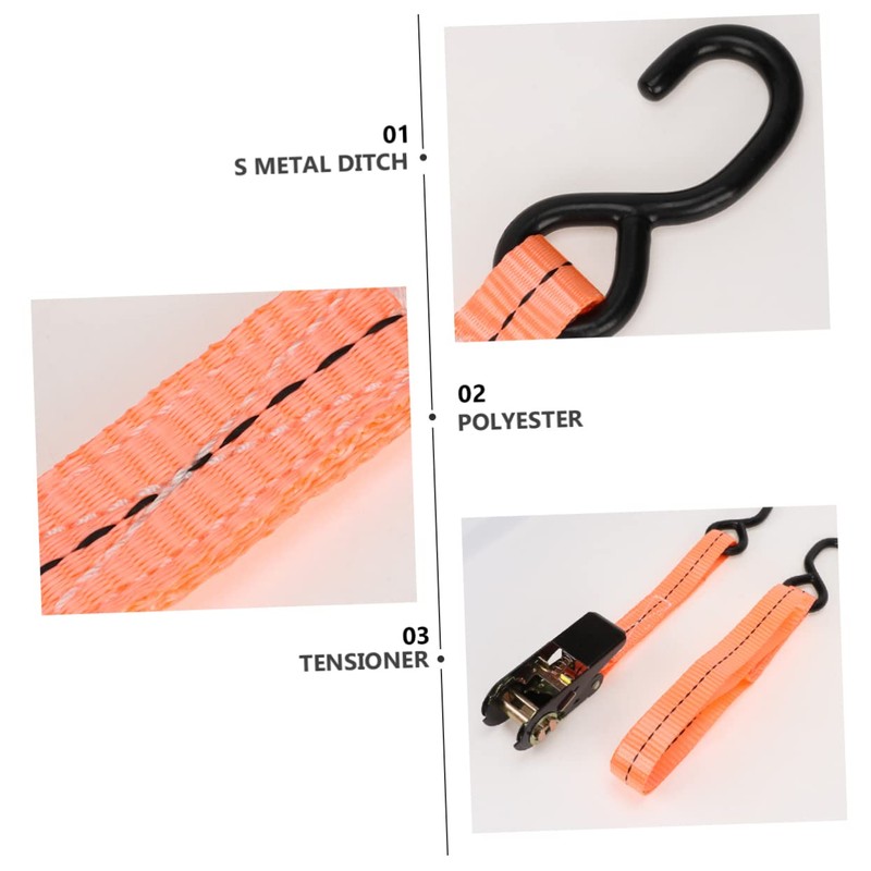 ULTECHNOVO 2pcs A Wheel Scooter Truck Winder Belt Polyester Webbing