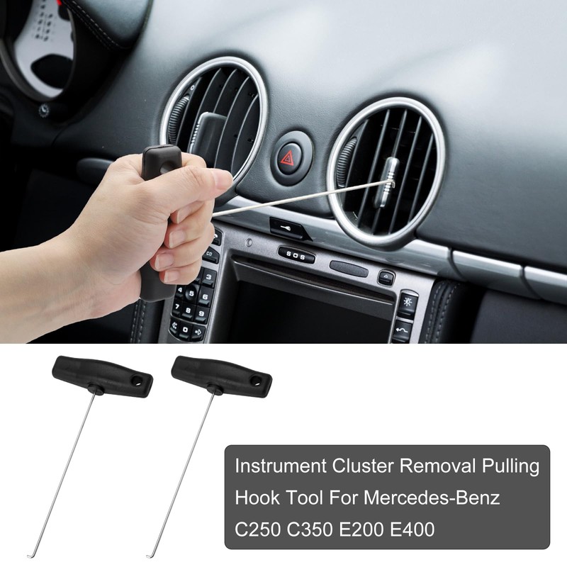 DAWRIS 2 piece pull-out hook tool set, speedometer extraction hook,