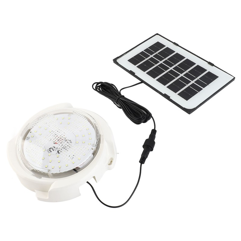 Solar Ceiling Light High Brightness 50LED Timing Solar Shed Lamp
