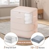 Veki Comforter Storage Bag, Space Saving Self Compression Foldable Blanket