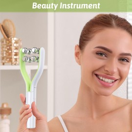 Face Roller - Facial Massager Sculpting Skin Care V Roller Beauty Device | Adjustable Face Neck Skincare Roller, Face Sculptor Beauty Roller for Families, Friends