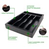 oridom Expandable Bamboo Kitchen Drawer Organizer for Cutlery and Utensils,