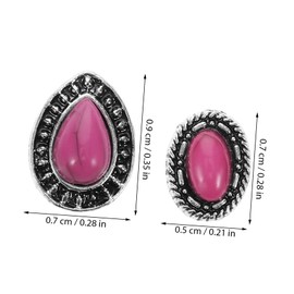 Healeved Nail Charm Decorations Set 20pcs Vintage Emerald Green Nail Art Decorations for Women's DIY Manicure