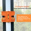 Guador Magnetic Spirit Level ABS Adjustable Angle Spirit Level Post