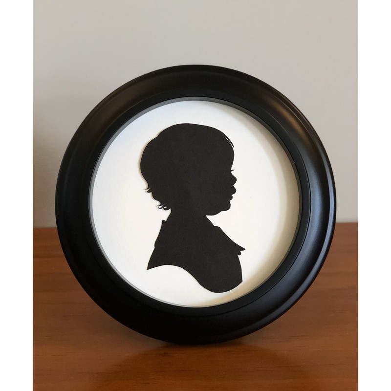 Cut Arts Inc Round Black 6" Picture Frame