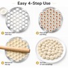 37-Hole Dumpling Maker for Homemade Pasta – Aluminum Ravioli Press