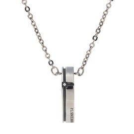 [Pure Loop] 純チタン 磁気ネックレス ピュアループオズ クリスプタイプ 指定管理医療機器 肩凝り解消 (ユニセックス/防水/軽量) おしゃれ チェーン 疲労回復 (ブラックIP, 45ｃｍ)