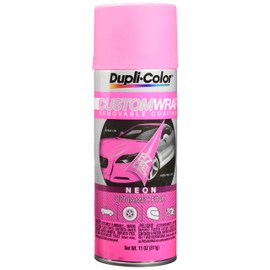 Dupli-Color ECWRC8650 Custom Wrap Neon Removable Automotive Paint - Dynamic Pink Spray Paint - 11 oz. Aerosol Can