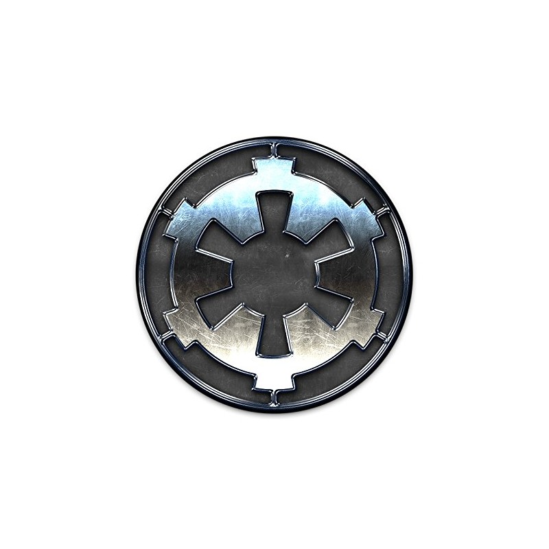2X Sticker Set - Galatic Empire Metal Symbol - for