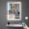 24''X32'' LED Bathroom Mirror with Lights, Built-in Bluetooth Speaker, Anti-Fog