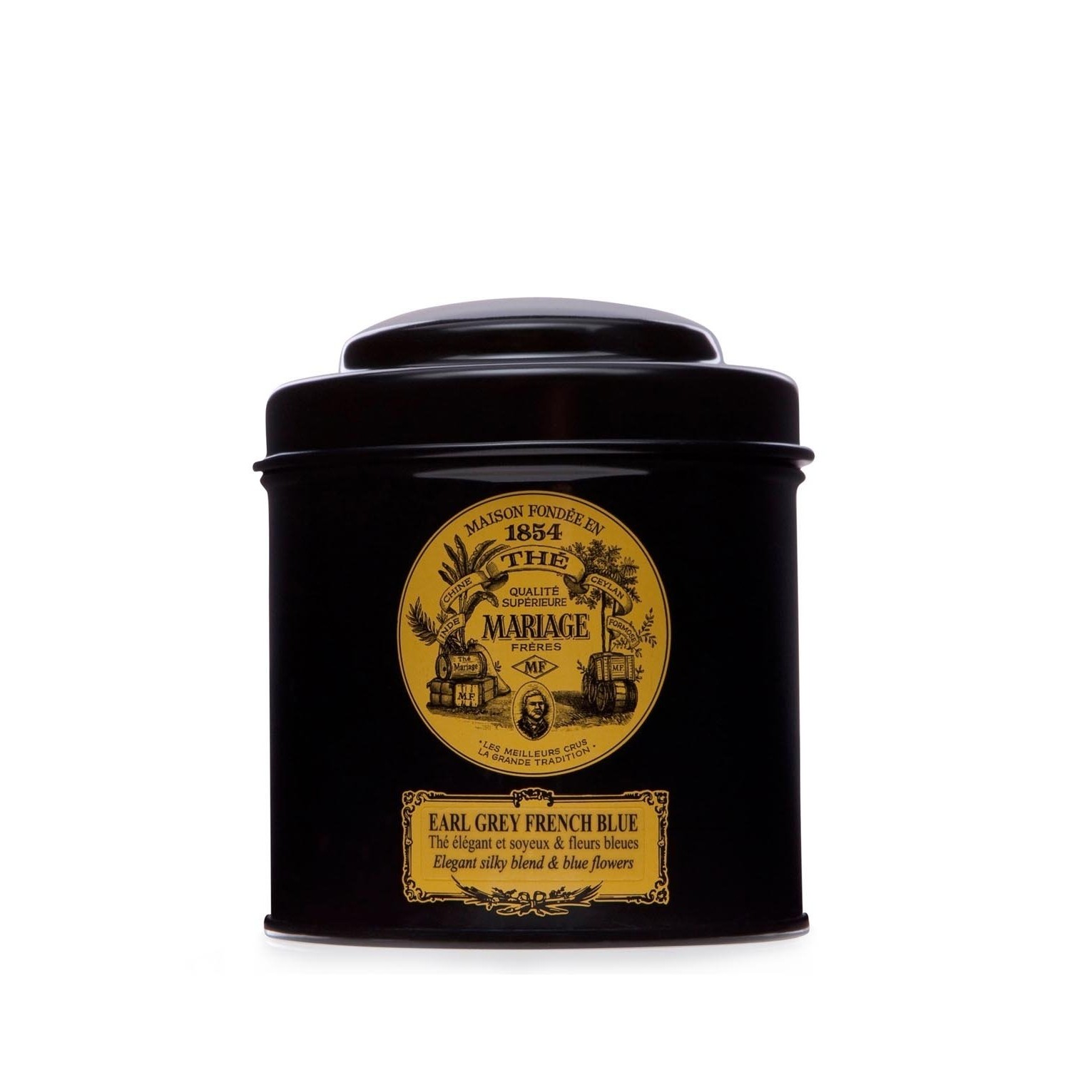MARIAGE FRERES. Earl Grey French Blue Tea, 100g Loose Tea, in a Tin Caddy  (1 Pack) MR24LS