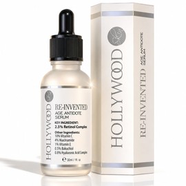 Hollywoodskin 2.5 Retinol serum-4x STRONGER than regular anti-aging and acne treatments. With 11 Hyaluronic Acid and 20 Vitamin C, highest strength.  