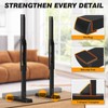 Rfiver Universal Table Top TV Stand Base Height Adjustable for
