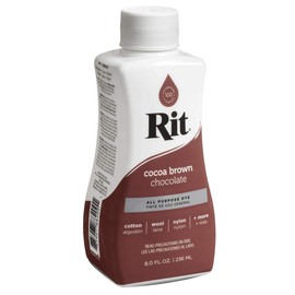 Rit Dye Liquid 8oz-Cocoa Brown Rit Dye Liquid 8oz-Cocoa Brown