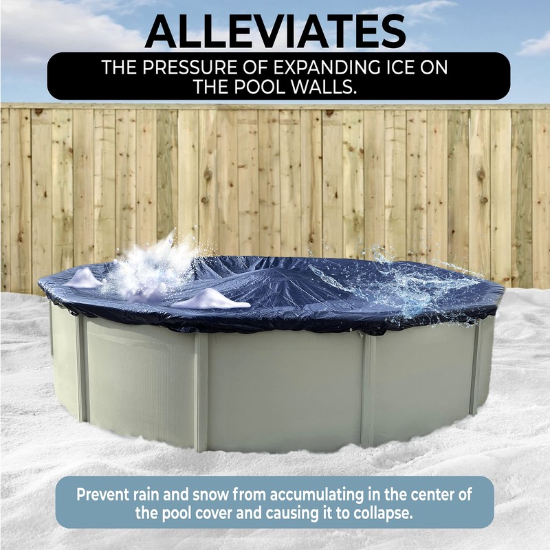Winter Block Above Ground Pool Winter Air Pillow, Cover Float