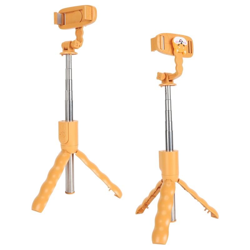 Cute Cartoon Puppy Selfie Stick Tripod 26.4 Inch Extendable Handheld