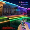 150Ft Outdoor RGB LED Strip Lights with IR Remote &