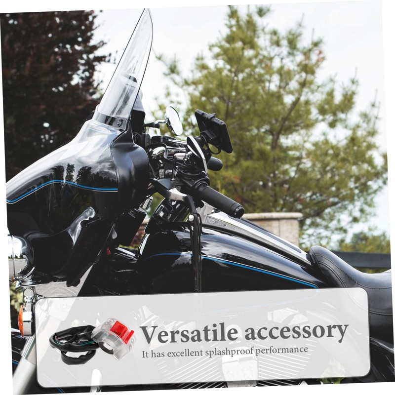 Outanaya Motorcycle Headlight Switch Button for Dirt Bike Splashproof Handlebar