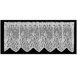 Heritage Lace Blossom 42-Inch Wide by 15-Inch Drop Valance, Ecru